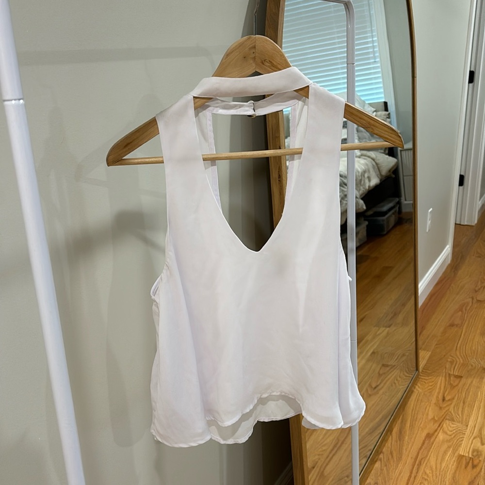 Show Me Your MuMu Casey Collar Shirt White